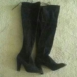 Black high boots